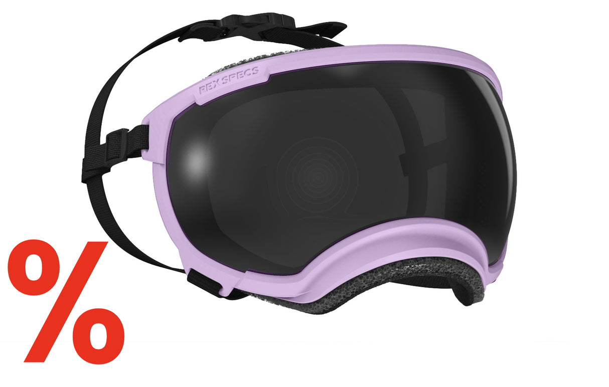 Produktfoto der hundebrille von rex specs farbe lakeside lavender
