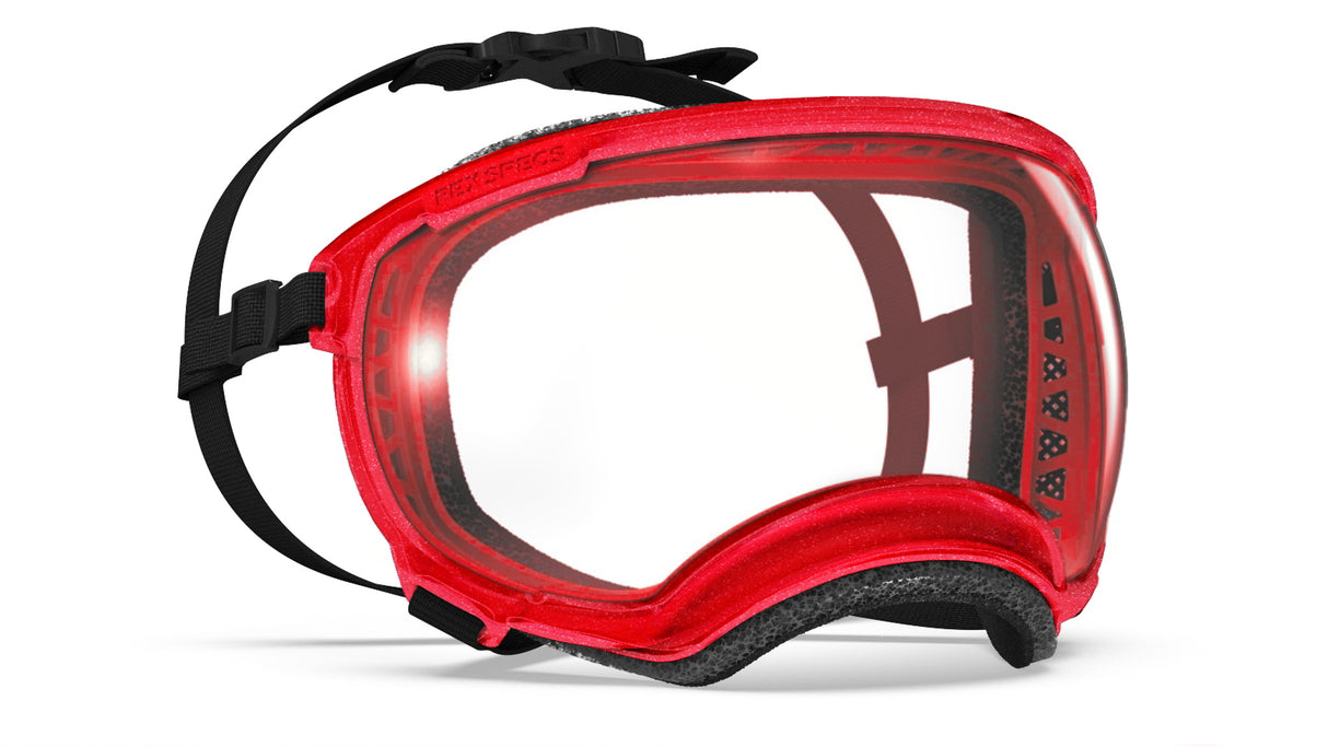 produktfoto rex specs hundebrille in farbe rot