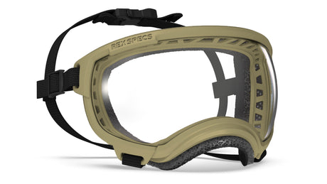 rex specs hundebrille, größe s in farbe coyote