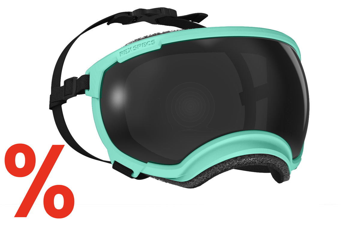 rex specs hundebrille in farbe türkis im angebot