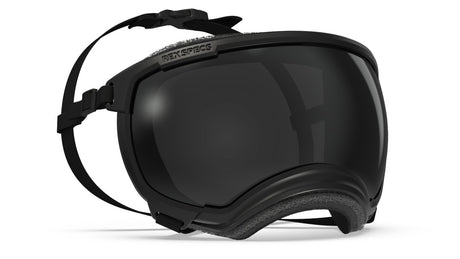 produktbild rex specs hundebrille in farbe schwarz mit dunkler scheibe