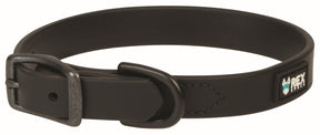 hundehalsband in schwarz Material ist wetterfest