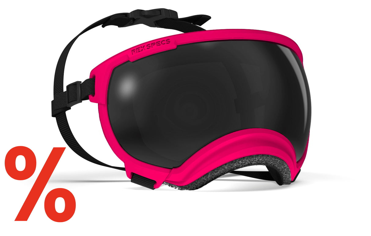hundebrille von rex Specs in Farbe pink