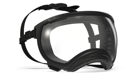 rex specs hundebrille farbe schwarz mit klarer scheibe