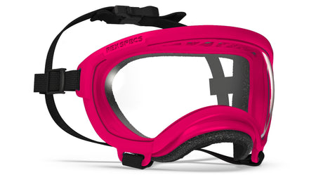 hundebrille rex specs größe xs farbe himalaya pink mit klarer scheibe