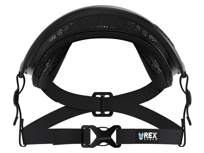 hundebrille von rex specs Detail Ansicht der Haltegurte