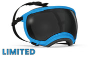 hundebrille von rex specs in limieterter farbe hurricane blue größe l